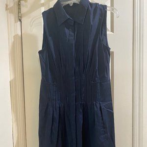 Unlined Navy Tahiti Dress
